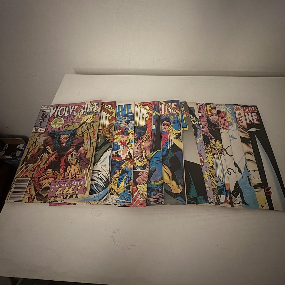 Wolverine Marvel Comics Lot 13 Issues #54-62 MCP 110-112 116 Typhoid X-Men Set